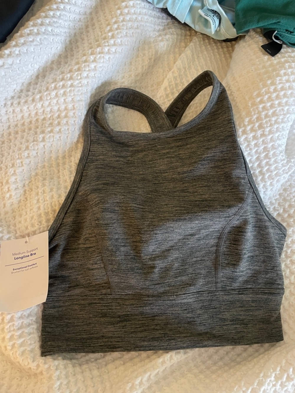 JoyLab Gray Crossback Sports Bra